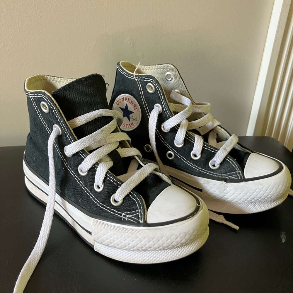 Converse Chuck Taylor All Star Black High-Tops Eva Lift